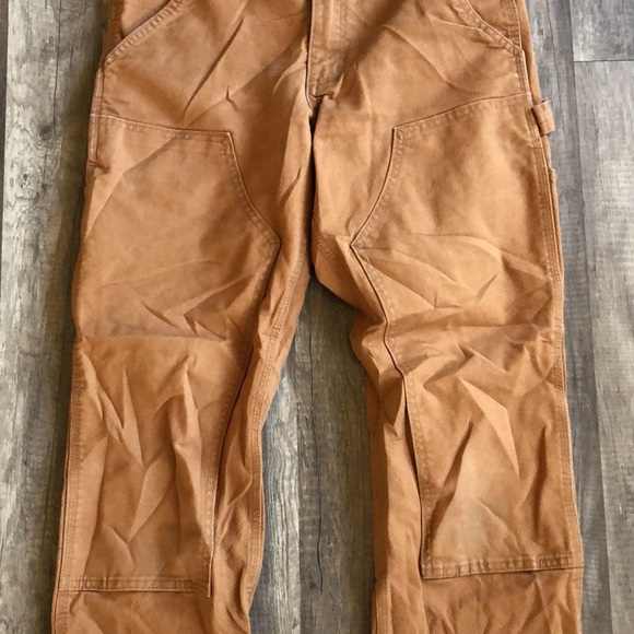 Carhartt Brown Men’s Utility Double-Front Work Pant - RELAXED FIT 30x30 - Picture 3 of 11